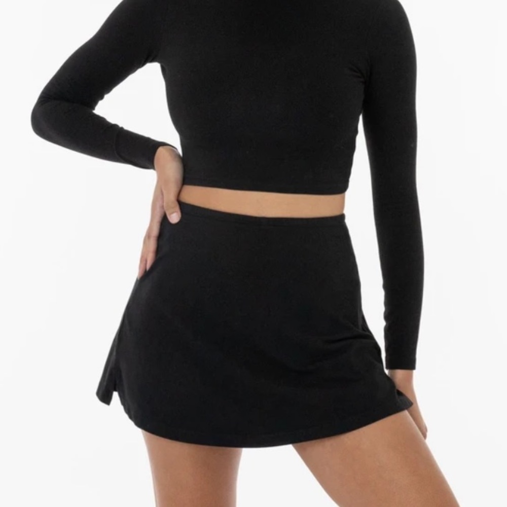 Los Angeles Apparel Garment Dye Cheer Skort